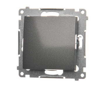 SIMON 54 Przycisk zwierny ANTRACYT