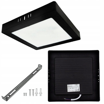 Oprawa Plafon Lampa LED Kwadratowa 22x22cm 18W 4000K Neutralne Światło