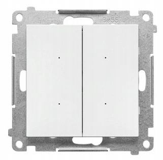 Simon 55 GO Sterownik Podwójny SWITCH D Oświetlenie Sterowanie WIFI Biały