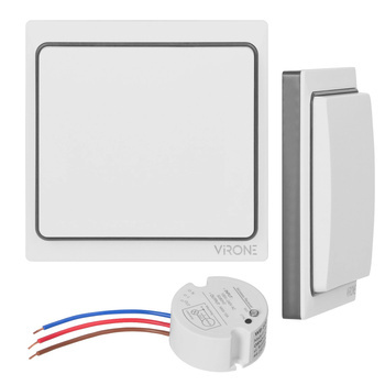 Bezprzewodowy Włącznik Pojedynczy do Światła z Odbiornikiem Radiowy