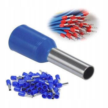 Tulejki Izolowane do Przewodów 12mm 16mm2 100 Sztuk