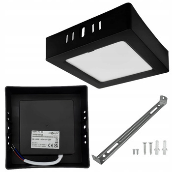 Oprawa Plafon Lampa LED Sufitowa Natynkowa 6W 4000K Neutralna Barwa 12x12cm