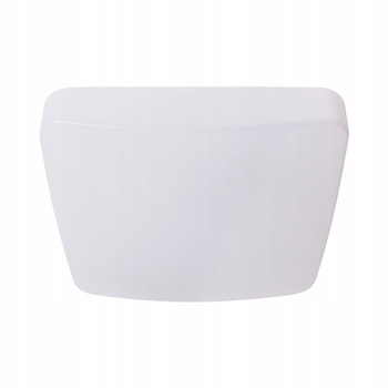 Lampa Sufitowa Plafon Kwadratowy MANGALA Dwie Żarówki E27 2x60W IP20 Biały