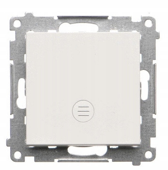 Simon 55 Przycisk Pojedynczy Zwierny Podświetlenie