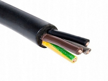 Kabel ziemny Energetyczny Okrągły Czarny YKY 4x4 do ziemi 1kV