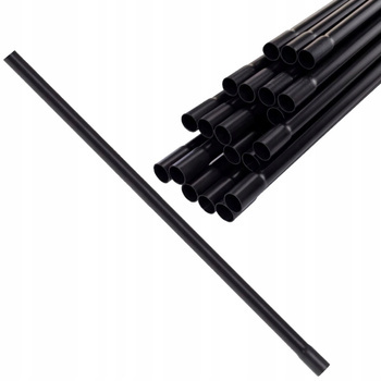 Rura kielichowana Elektroinstalacyjna Sztywna Czarna Średnica 25mm 2m 15szt
