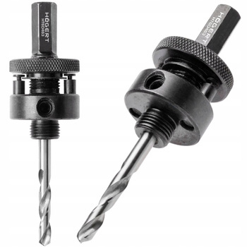 HOEGERT Adapter Uchwyt Do Otwornic Bimetalowych 32 - 152 mm HEX 7/16"