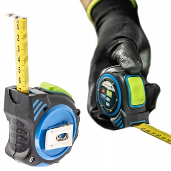 Miara Zwijana Miarka Taśma Uniwersalna z Magnesem Auto Stop 5m 19mm Hoegert