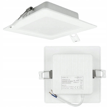 Lampa LED Oprawka Wpuszczana Podtynkowa Kwadratowa 6W 4000K 660lm Neutralne