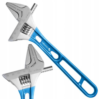 HOEGERT Klucz Nastawny Hydrauliczny Z Długą Rękojeścią 256 mm 0 - 43 mm