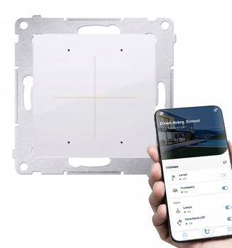 Simon 54 GO Sterownik Kontroler Przyciskowy Biały