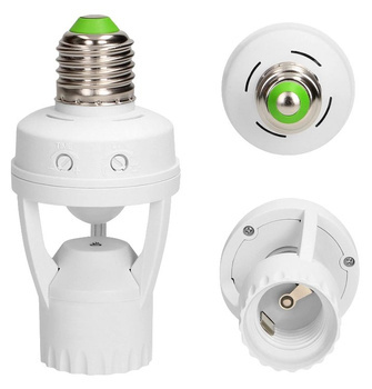 Gniazdo Żarówki Duży Gwint z Czujnikiem Ruchu 360s