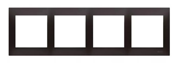 SIMON 54 Ramka Poczwórna 4-krotna Pion Poziom ANTRACYT Mat