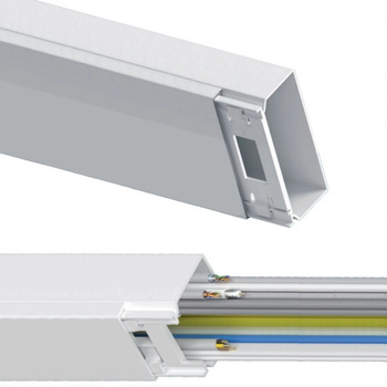 AKS Listwa Korytko Kanał Kablowy Elektroinstalacyjny 40x90mm 2m Biała