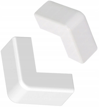 Narożnik Zewnętrzny do kanałów korytek kablowych NZ 15x32mm Biały