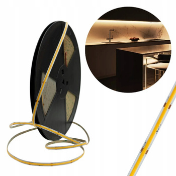 Taśma LED COB Rolka 50 metrów 4000K Neutralne Światło Podświetlenie Sufitu