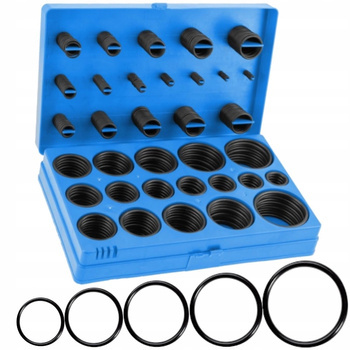 HOEGERT Zestaw Uszczelek Gumowych Oringi Oring Olejoodporne 419szt