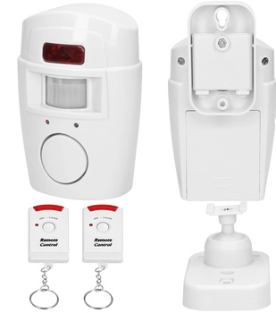 Bezprzewodowy Mini Alarm z Syreną Sterowany Pilotem 6m na Baterie 1+2