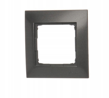 SIMON 54 Puszka Pojedyncza Natynkowa 1-Krotna do Ramek Premium Antracyt Mat