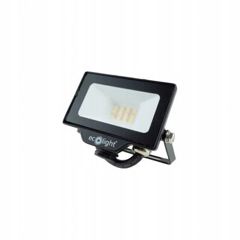 EcoLight Naświetlacz LED Zewnętrzny Wewnętrzny Halogen 10W 6500K do Garażu