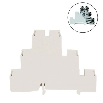 Złączka Szynowa Gwintowa Piętrowa 2,5 mm² 3-Torowa na szynę TS35 SIMET