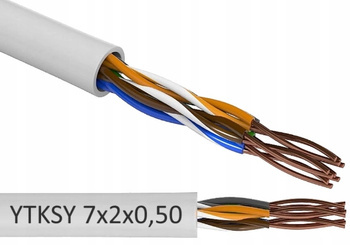 ZAMEL Przewód Kabel Telefoniczny YTKSY 7x2x0,5