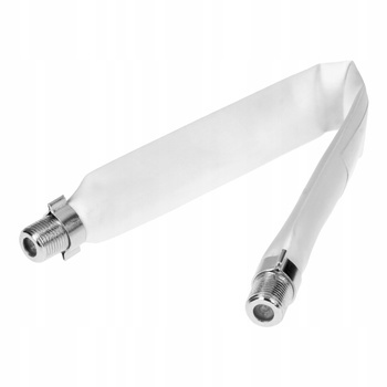 Przejściówka Kabel Antenowy Okienny Płaski SAT-F Podwójne Gniazdo