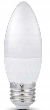 Żarówka LED Świeczka 5W (45W) Duży Gwint E27 Barwa Ciepła 3000K