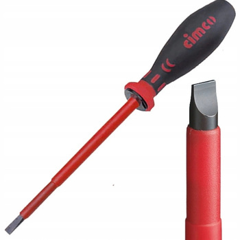 CIMCO Wkrętak elektryczny Płaski Izolowany dla elektryka 1000V 3,5x100 mm
