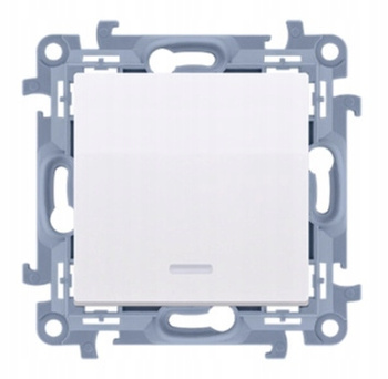 SIMON 10 Włącznik Schodowy z Podświetleniem 1x LED