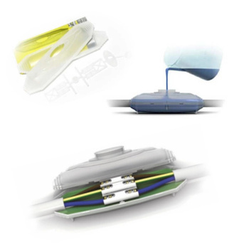 Mufa Kablowa Żywiczna 6-70 mm IPX8 ze Złączką