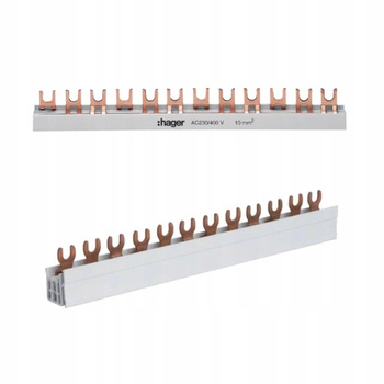 HAGER Szyna łączeniowa grzebieniowa prądowa 3F 57M
