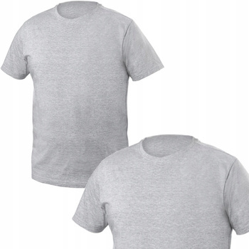 T-shirt Koszulka Bawełniana Sportowa Robocza Szary Uniwersalna Męska 2XL 56