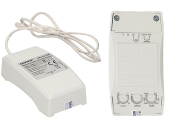 Mikrofalowy Czujnik Ruchu z Sensorem Zewnętrznym Zmierzchowym 360st. 1200W