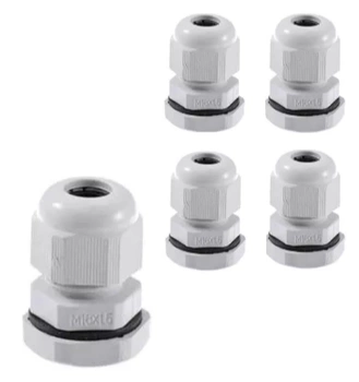 Dławnica Kablowa Dławik Metryczny z Nakrętką M16 Przewód 6,5-8 mm 5 szt