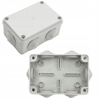 Puszka instalacyjna hermetyczna natynkowa IP65 120x80x50