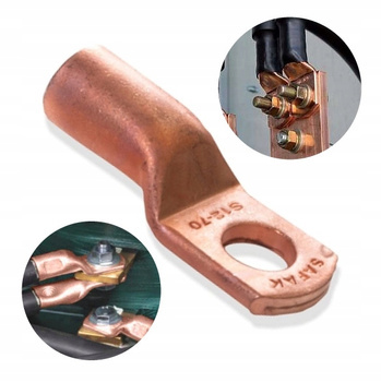 Końcówka Oczkowa Miedziana 6mm2 M8 Konektor Oczko