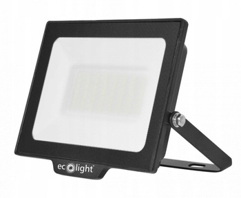 EcoLight Naświetlacz LED Zewnętrzny Wewnętrzny Halogen 50W 6500K do Garażu