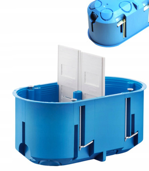 SIMET Puszka Podtynkowa Regips Głęboka 2x 60mm