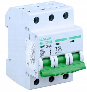 Bezpiecznik Wyłącznik Włącznik Nadprądowy B 3P 20A