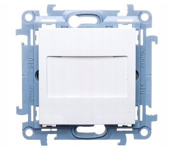 Simon 10 Zaślepka do Ramki z Mostkiem Maskownica Biała