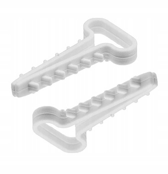 Uchwyty do Montażu Przewodów Białe USMP5 5x2 100 szt