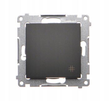 SIMON 54 Włącznik Krzyżowy Łącznik 1x CZARNY MAT