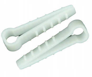 Uchwyty montażowe do przewodów kabli Białe USMP2 UWP2 dla 3x1 100 szt.