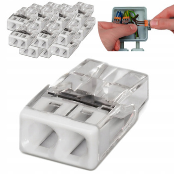 WAGO Szybkozłączka Złączka 2-Torowa Kostka 100szt