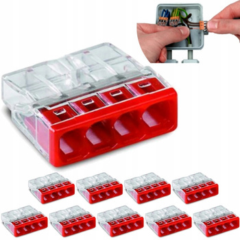 WAGO 2273-204 Szybkozłączka Złączka na Drut 10 szt