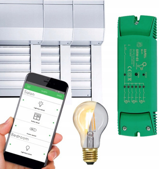 ZAMEL Sterownik 3 Rolet + 1 kanał Wi-Fi SUPLA SRW