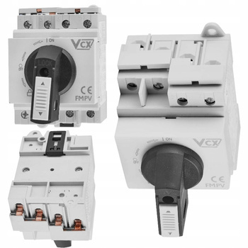 VCX Rozłącznik Izolacyjny Obrotowy PV DC 4P 1200V 32A ON / OFF