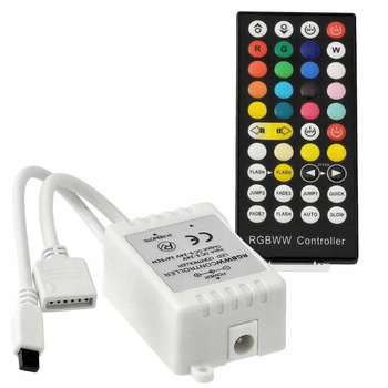 EcoLight Sterownik Kontroler Pilot Do Taśm LED 24A RGB+CCT Przyciski