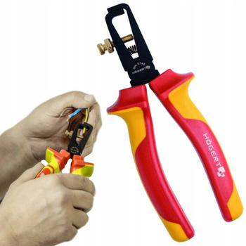 Szczypce Do Ściągania Izolacji Kombinerki Kleszcze 160mm 1000V VDE 55-60HRC